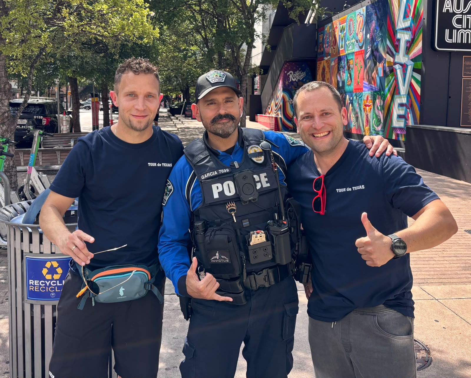 Tour de Texas – Auf die Polizei muss man hören